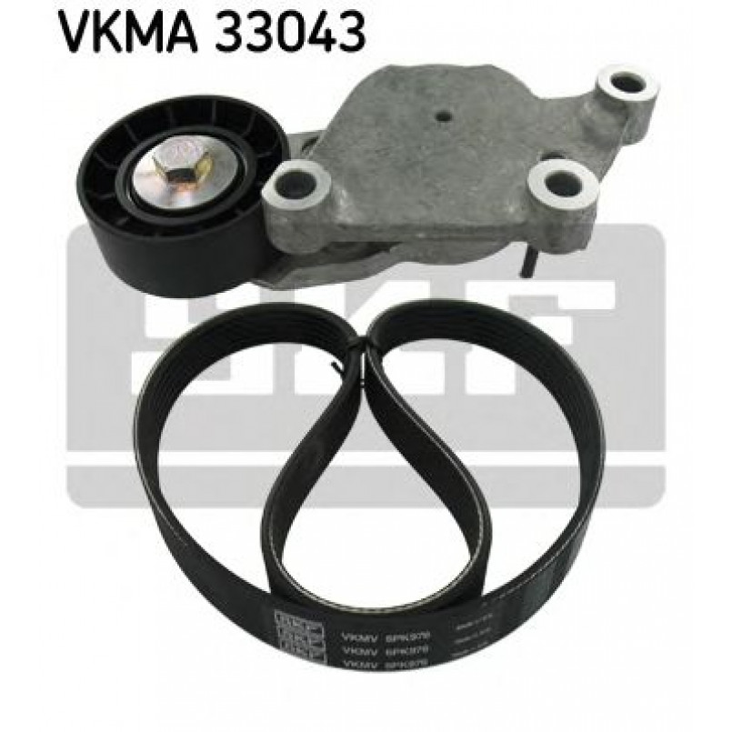 VKMA 33043 SKF Комплект доріжкового ремня